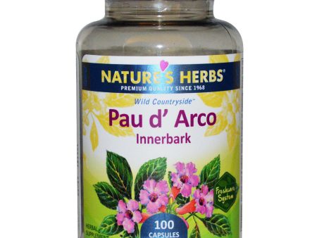 NATURE S HERBS - Pau d  Arco, Innerbark - 100 Capsules Sale