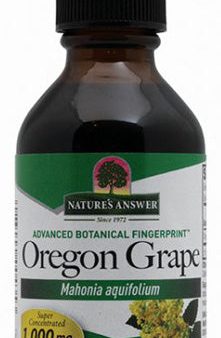 NATURE S ANSWER - Oregon Grape Root Extract - 2 fl. oz. (60 ml) For Sale