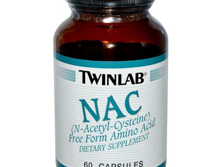 TWINLAB - NAC (N-Acetyl Cysteine) - 60 Capsules Supply