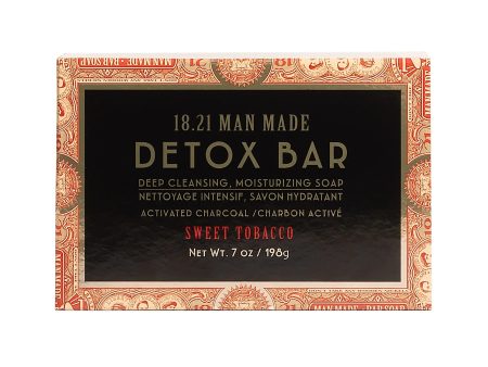 18.21 Man Made Detox bar - Sweet Tobacco 198g For Sale