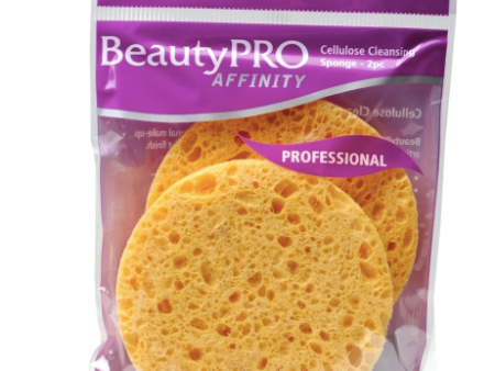 BeautyPRO Affinity Cellulose Cleansing Sponges - 2pk For Cheap