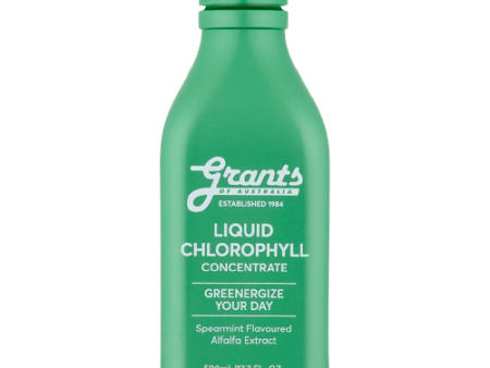 Grants Liquid Chlorophyll Concentrate (Spearmint Flavour) 500ml Online Hot Sale