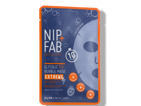 NIP+FAB Glycolic Fix Bubble Sheet Mask Extreme 23g For Sale