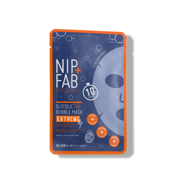 NIP+FAB Glycolic Fix Bubble Sheet Mask Extreme 23g For Sale