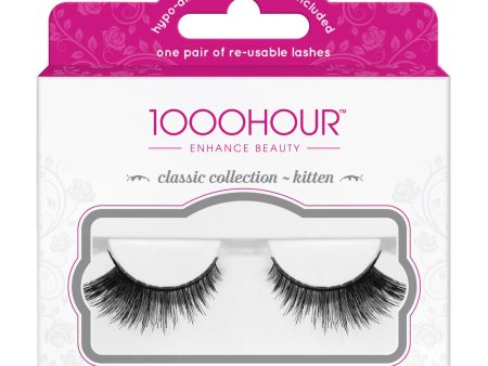 1000 Hour Classic Collection Lashes - Kitten Black #554 Online now