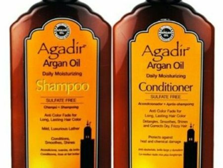 Agadir Argan Oil Daily Moisturizing Shampoo and Conditioner 366ml Bundle For Sale