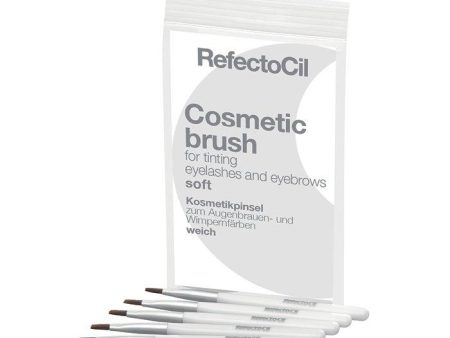 RefectoCil Cosmetic Brush Soft 5Pcs Supply